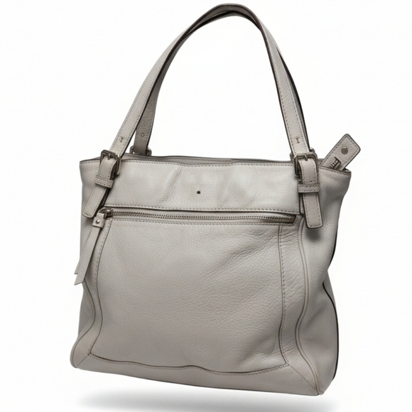 Bone Grey Mylie Bag by kate spade new york accessories  KATE SPADE NEW YORK Gray Leather Briar Lane Shoulder Hobo Bag